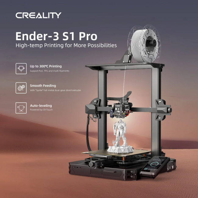 Creality 3D - Ender 3 S1 PRO Direct Drive 3D Printer Fueling