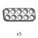 Plate (SPD-2b5(GR)) 5pcs