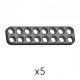 Plate (SPD-2b8(K)) 5pcs
