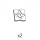 Adaptor (PU-5(w)) 2pcs