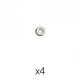 Spacer (PO-1A(w)) 4pcs