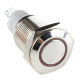 Metal Pushbutton with Wires - Momentary (16mm, Red)
