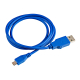 USB-A to Micro-B Cable - 1m, USB 2.0 (Flexible Silicone)