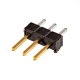 Straight Header - Male, Phosphor Bronze Contact (PTH, 0.1in., 3-Pin)