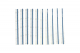 DFRobot - 0.1″ (2.54 mm) Arduino Male Pin Headers (Straight Blue, 10PCS)
