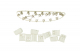 DFRobot - 2-Pin 2.0mm JST Female Connector Housing & Crimp Pin Kit