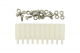 DFRobot - M3 x 20mm Nylon Hex Standoff Kit (10 Sets)