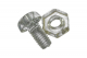DFRobot - M3x6 Clear Nylon Screws and Nuts Set (10 Sets)