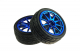 DFRobot - D65mm Rubber Wheel Pair - Blue (Without Shaft)