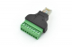 DFRobot - Ethernet RJ45 Male Plug to 8-Pin Terminal Block