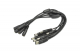 DFRobot - DC 5.5x2.1 One Female to Dual Male Power Splitter Cable Pack (5 PCS)