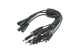 DFRobot - DC 5.5x2.1 1 Female to 4 Male Power Splitter Cable (5 PCS)