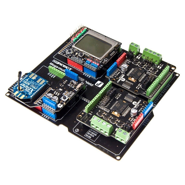 Mega Multi IO Shield For Arduino Mega / DUE - DFRobot
