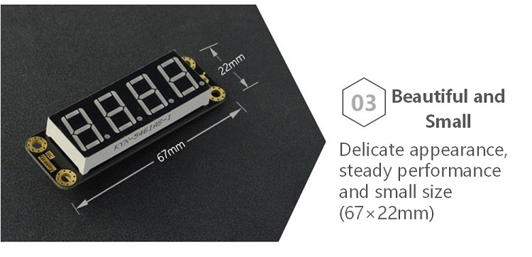 4-Digital LED Segment Display Module (Green)