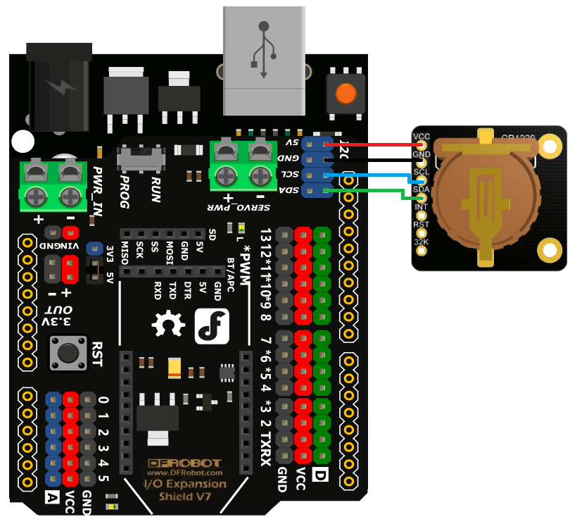 Fermion: DS3232 Precise RTC (Breakout)