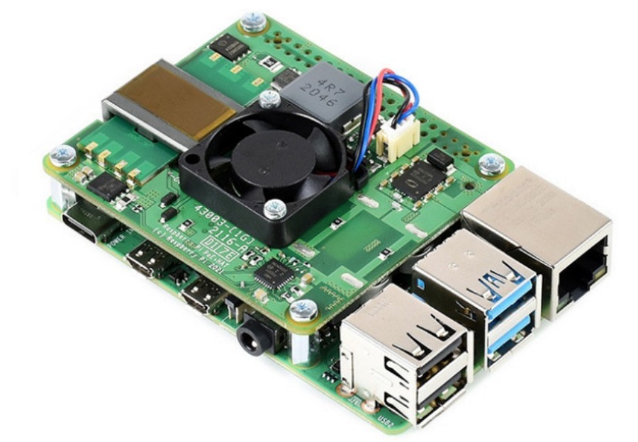 Install PoE+ HAT and Raspberry Pi 4B
