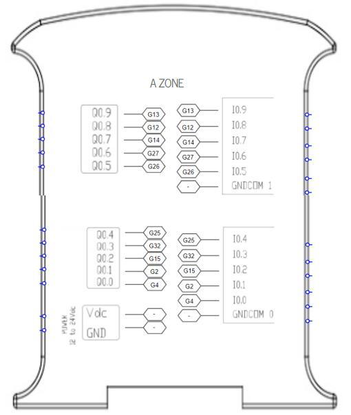 10 I/Os PLC Module - CPU ESP32 (Optoisolated Output)
