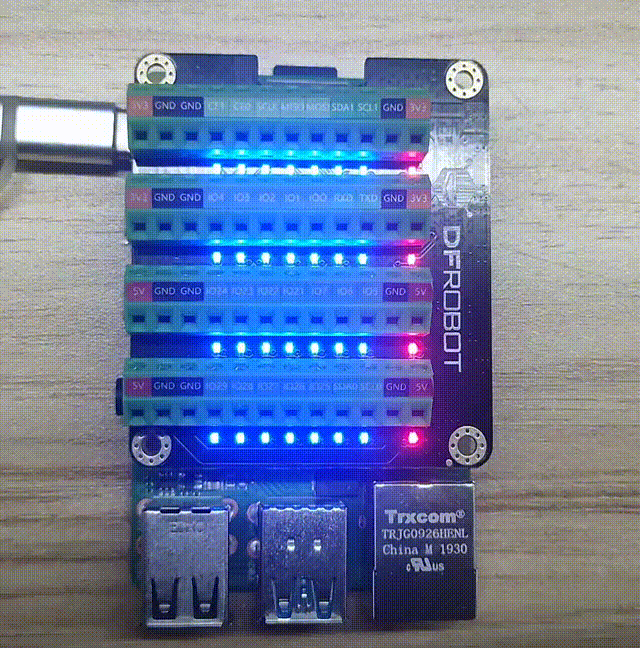 Raspberry Pi 4B GPIO Terminal Block HAT