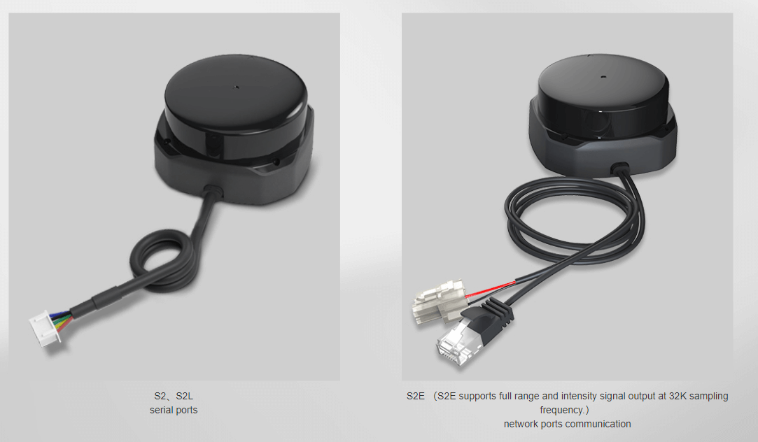 RPLiDAR S2L 360° Laser Range Scanner Support Serial Ports and Network Ports Communication Modes