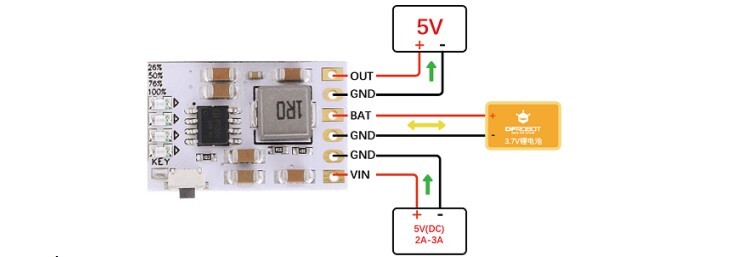 DC-DC Charge Discharge Integrated Module（5V 2A）