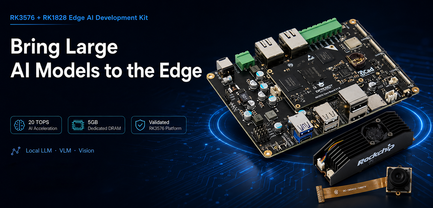 RK3576 + RK1828 AI Development Kit