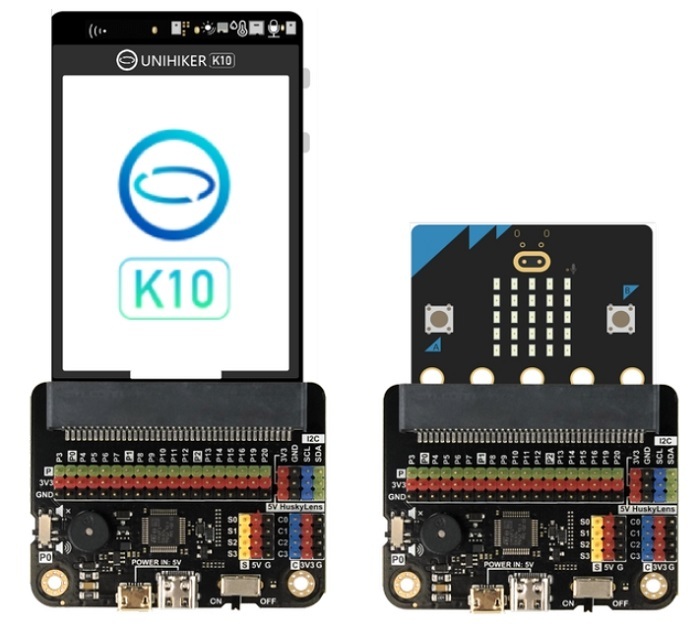 How to connect IO Extender with UNIHIKER K10 & micro:bit