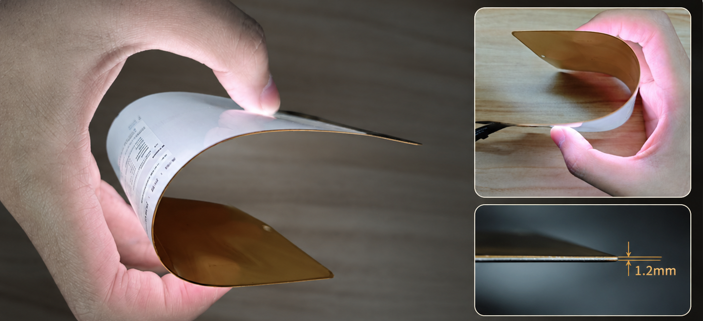 Ultra-Thin, Bendable Architecture of 6.67'' Flexible AMOLED Display