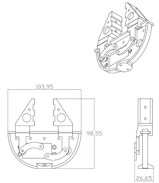 Robot Gripper Dimension