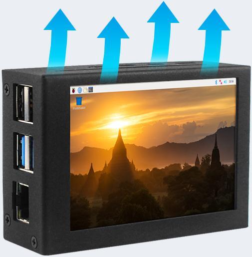 Raspberry Pi 4 Case with 3.5 Screen