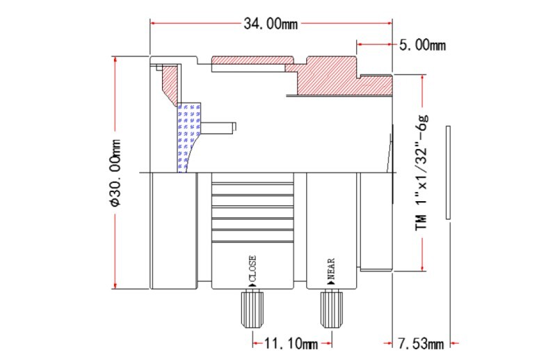 6mm Industrial Wide Angle Lens