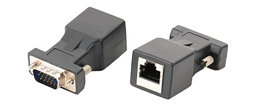 DB15 Female To RJ45 Female Adapter