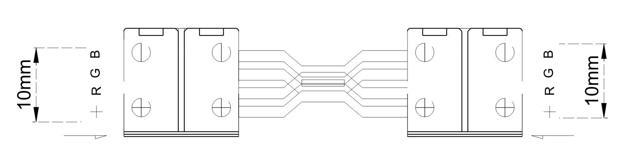 4PIN LED Strip Connector Cable (5Pcs)