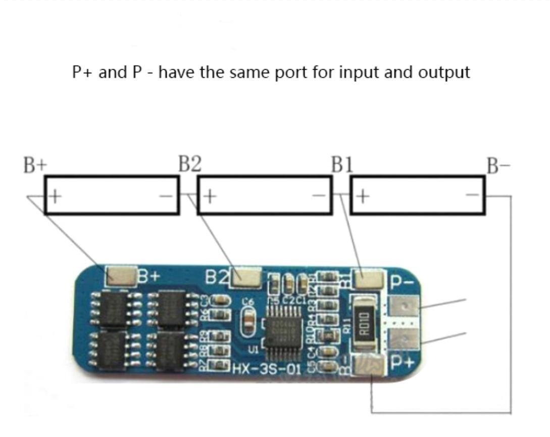 12V 10A 18650 Battery Protection Module