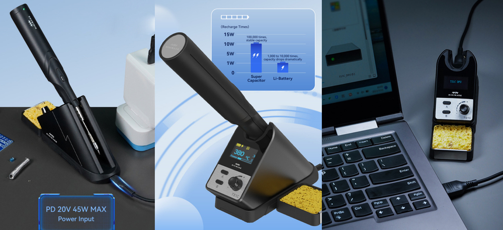 Miniware TS1C soldering station features