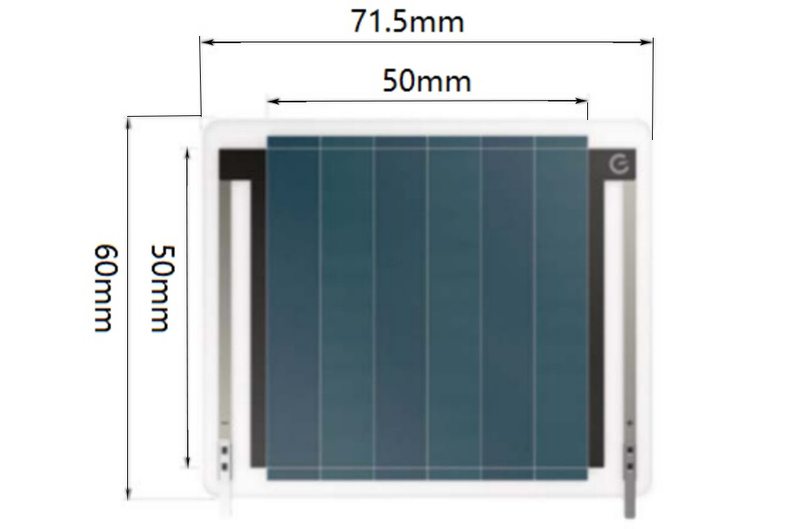 Low Energy Thin Film Battery Dimensional Drawing
