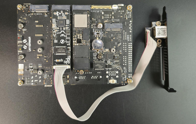 Wiring Diagram of LattePanda Sigma and M.2 to 5G Ethernet Network Card