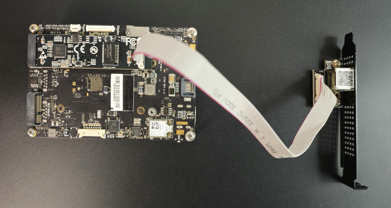 Wiring Diagram of LattePanda Alpha and M.2 to 5G Ethernet Network Card