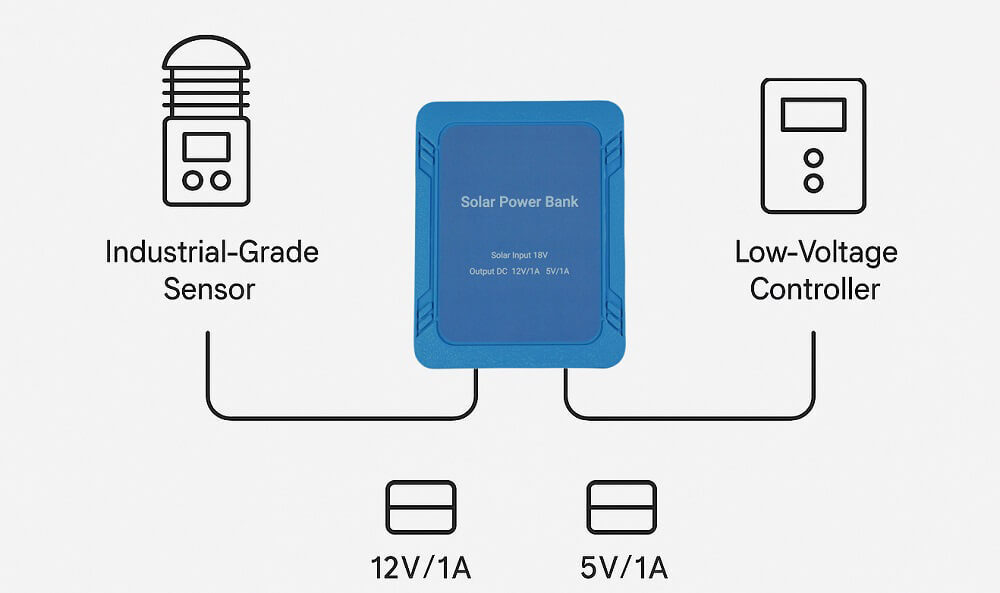 Outdoor Solar Power Kit Offers Dual Output Voltages