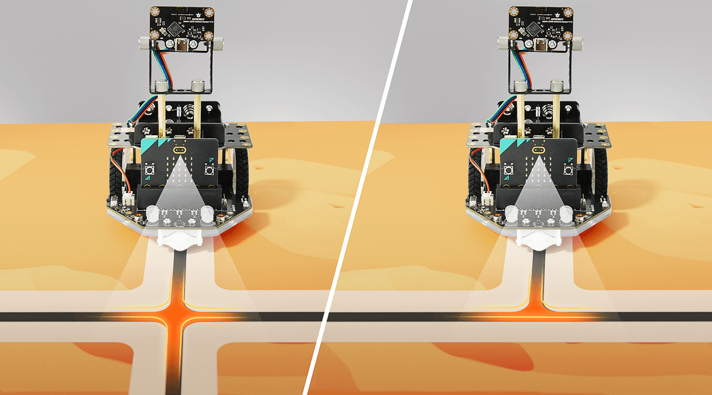 Maqueen Plus V3 Built-in Intersection Recognition Algorithms