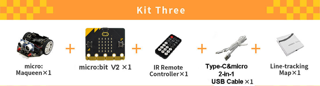 micro: Maqueen Lite(with micro:bit V1.5/IR Remote Controller)
