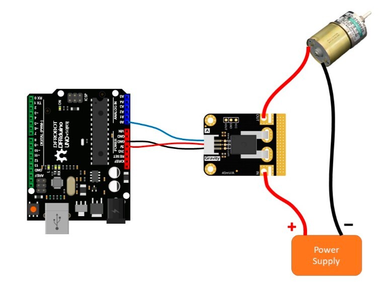 Gravity: Analog Current Sensor 50A (AC/DC)