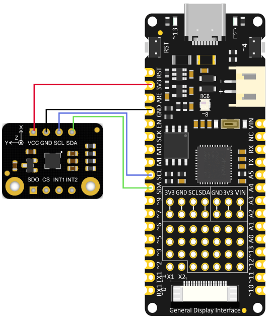 Fermion: H3LIS200DL Triple-Axis Accelerometer (Breakout)