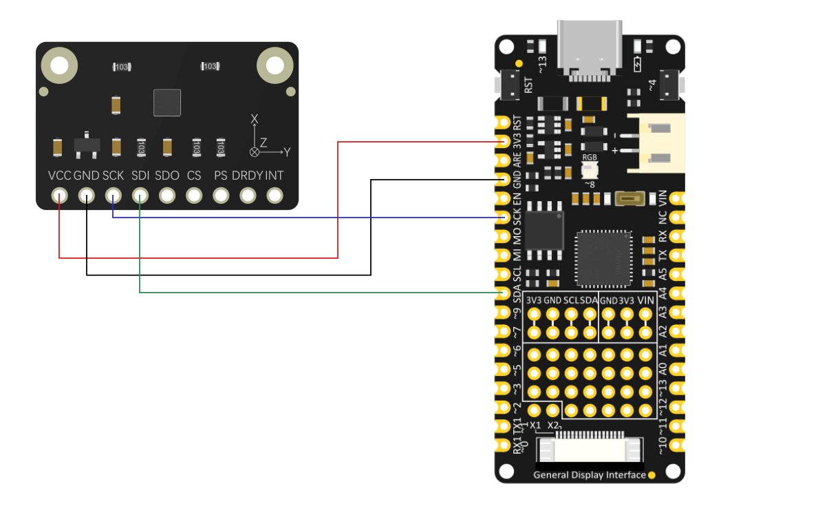 Fermion: BMM150 Triple Axis Magnetometer Sensor (Breakout)