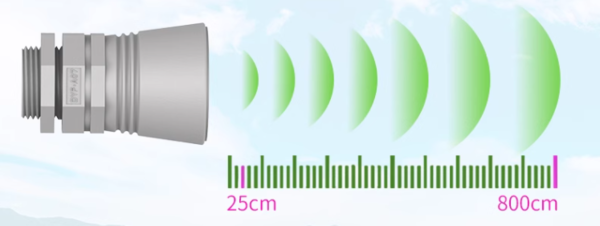 small-angle ultrasonic ranging sensor small blind area