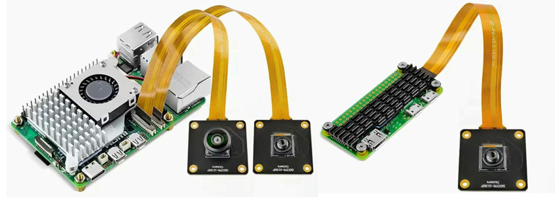 Wiring Diagram of IMX378-79 12.3MP Raspberry Pi Camera and Raspberry Pi 5 / Raspberry Pi Zero
