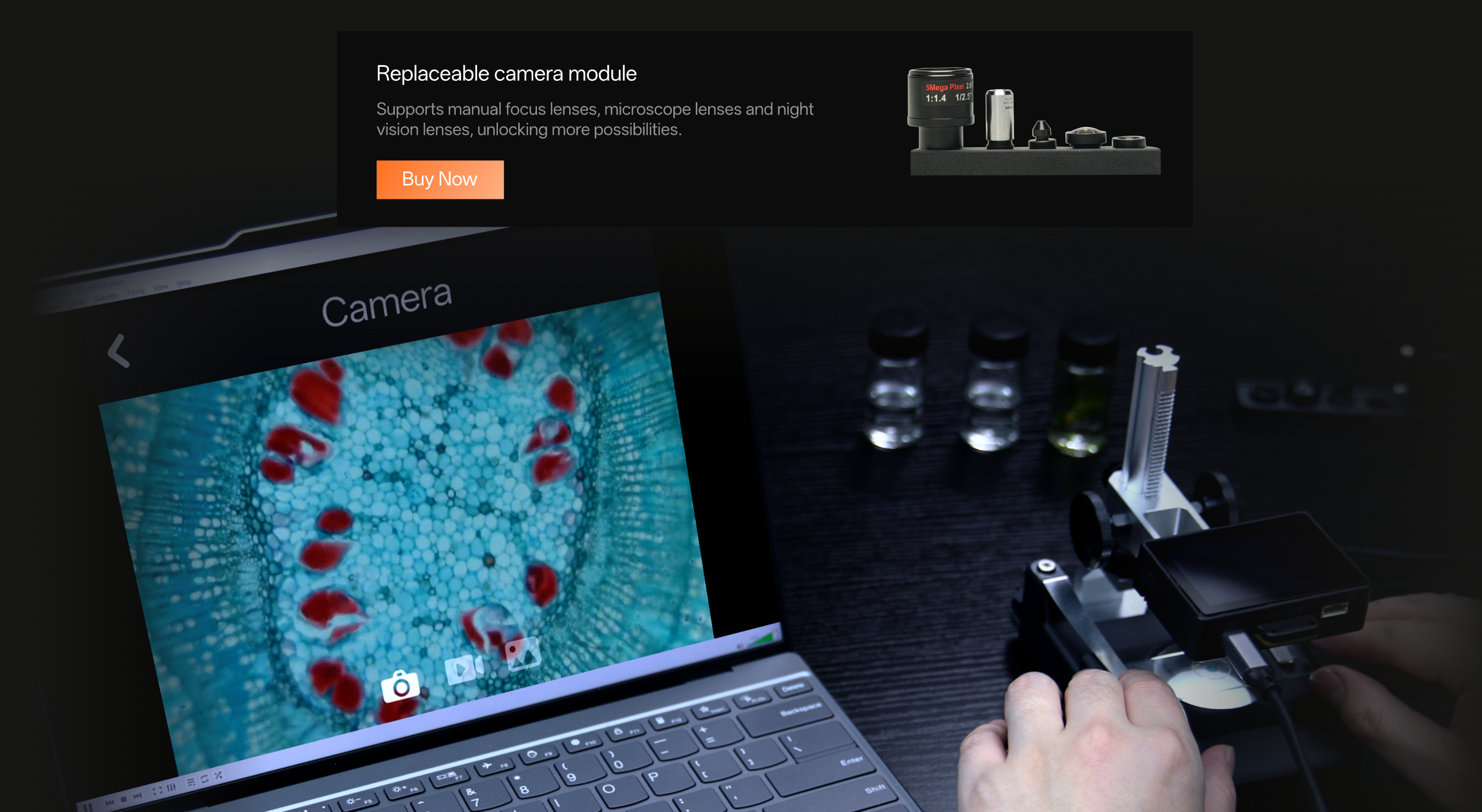 HUSKYLENS 2 - Replaceable Camera Module for Any Application