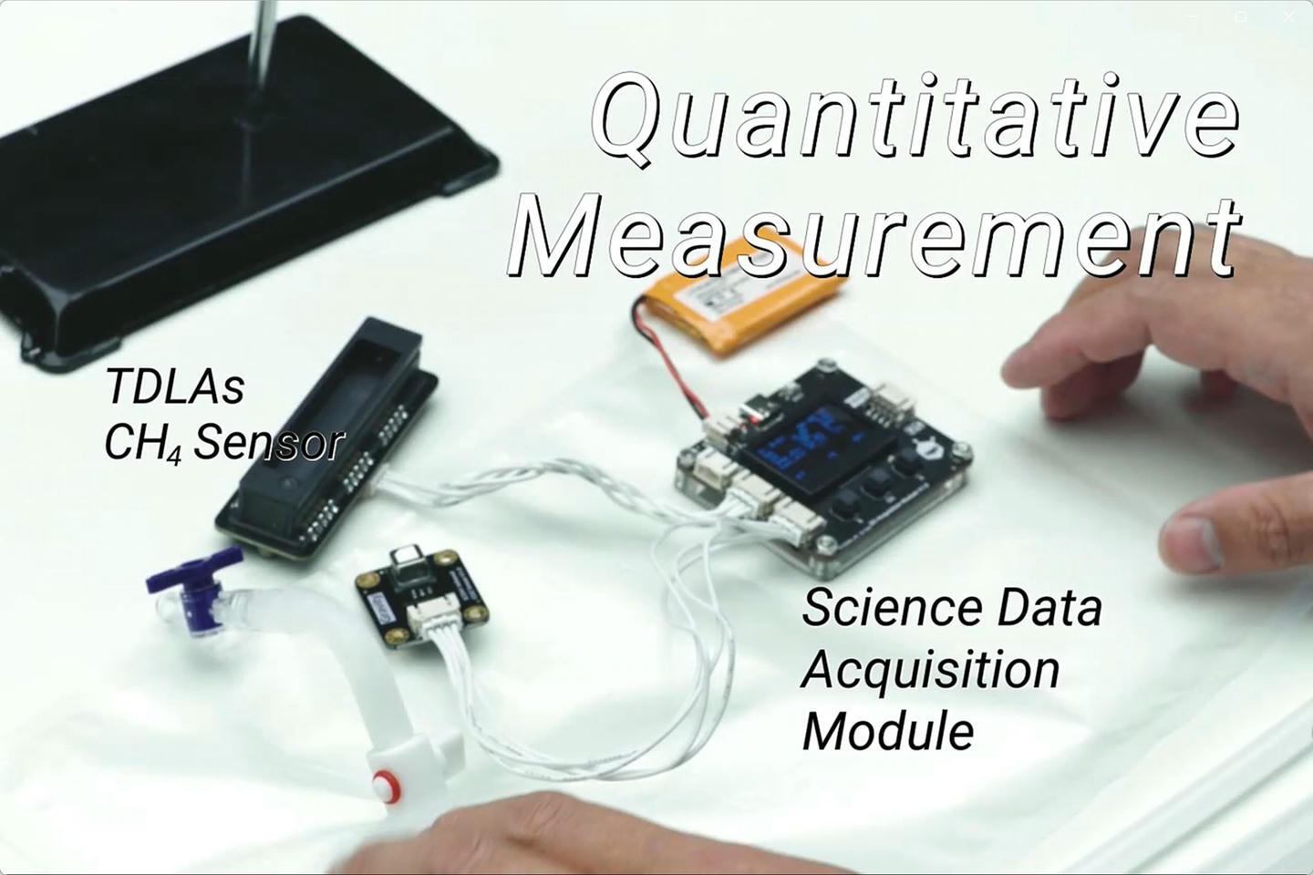 Quantitative Measurement of TDLAS Methane Sensor & Gravity: Science Data Acquisition (SCI DAQ) Module