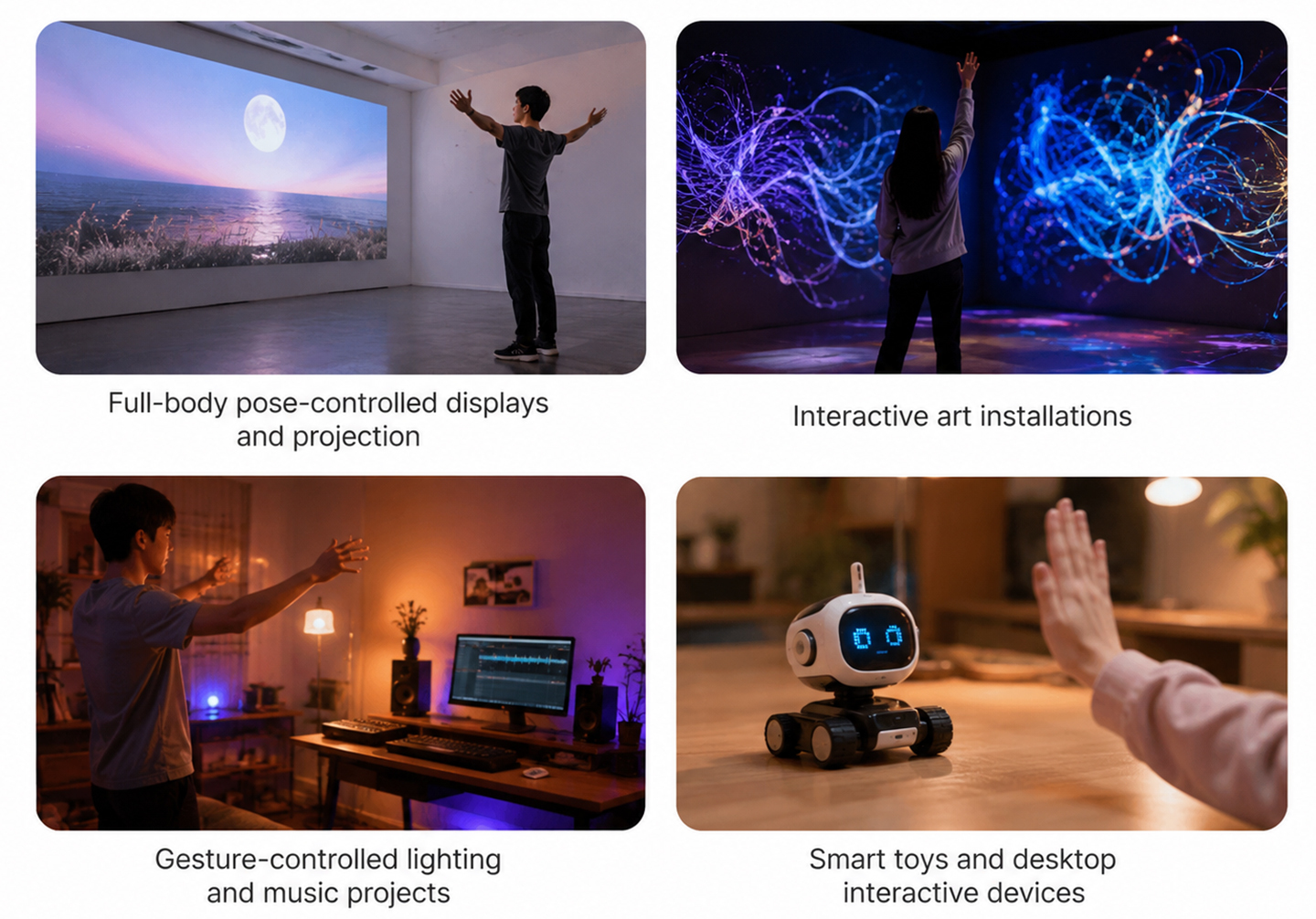Applications of Gravity: AI Pose & Gesture Recognition Sensor