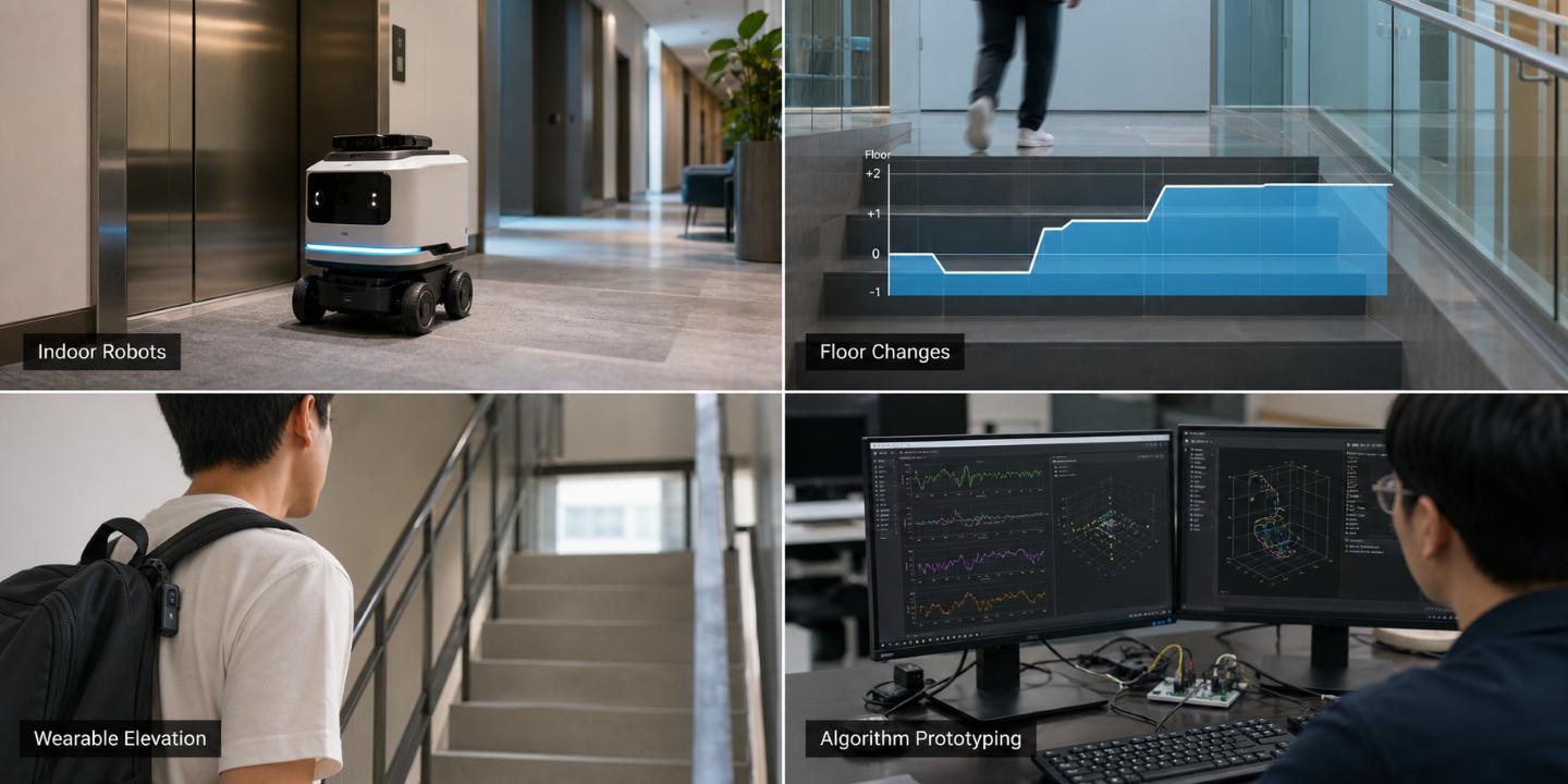 Applications of Gravity: BMI323+BMM350+BMP581 10DOF IMU Sensor