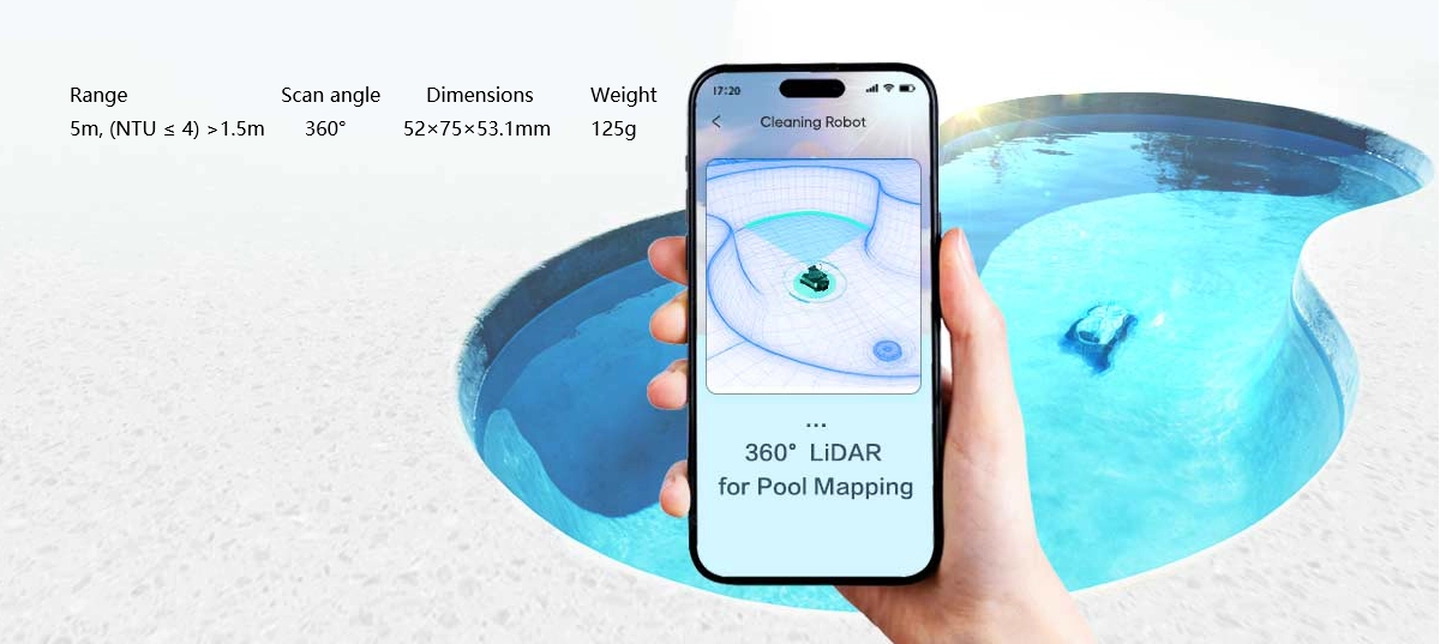Enhanced Resistance to Strong Sunlight - VLS-H5 Underwater 360° Single-Line Scanning LiDAR